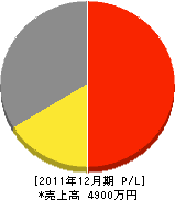 辻井組 損益計算書 2011年12月期