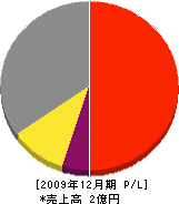 松田工務店 損益計算書 2009年12月期
