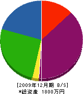杉田建設 貸借対照表 2009年12月期