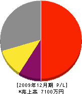 井谷商店 損益計算書 2009年12月期