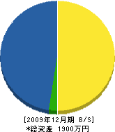 金田組 貸借対照表 2009年12月期