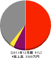 辻本建築 損益計算書 2011年12月期