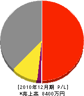 薄田興業 損益計算書 2010年12月期