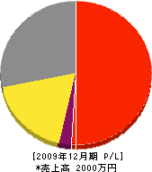 小川電気工事店 損益計算書 2009年12月期