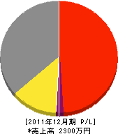 島崎建材 損益計算書 2011年12月期