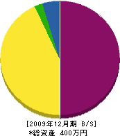 松徳建設工業 貸借対照表 2009年12月期