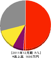 薮内電工 損益計算書 2011年12月期