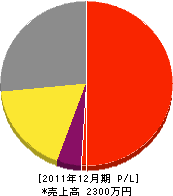 福塚工務店 損益計算書 2011年12月期