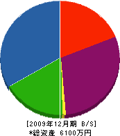 仲道建設 貸借対照表 2009年12月期