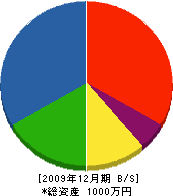 反橋電気商会 貸借対照表 2009年12月期