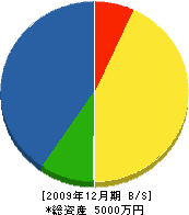 小林電機設備 貸借対照表 2009年12月期