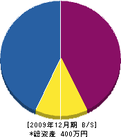 園田産業 貸借対照表 2009年12月期