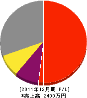 染川木工所 損益計算書 2011年12月期