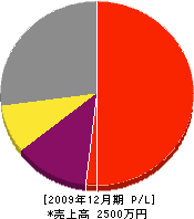 笹倉造園 損益計算書 2009年12月期