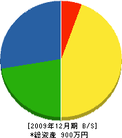 遠藤工務所 貸借対照表 2009年12月期