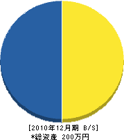 弘田工務店 貸借対照表 2010年12月期