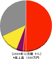 佐藤塗装工業 損益計算書 2009年12月期