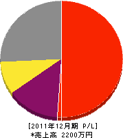 櫻電設 損益計算書 2011年12月期