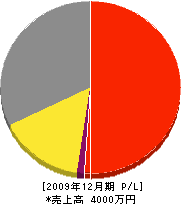 島田水道設備 損益計算書 2009年12月期
