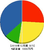 鈴木工務店 貸借対照表 2010年12月期