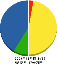 藪本鉄工所 貸借対照表 2009年12月期