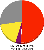 福塚工務店 損益計算書 2010年12月期