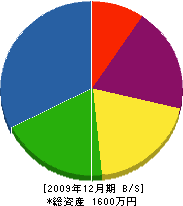 ヤマモト造園土木 貸借対照表 2009年12月期