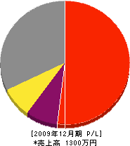 田中土建 損益計算書 2009年12月期