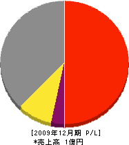 越口建設 損益計算書 2009年12月期