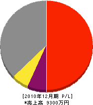 松山建設 損益計算書 2010年12月期