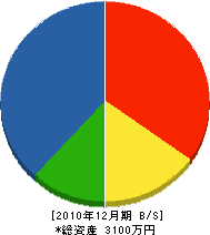 屋富祖電気工事社 貸借対照表 2010年12月期