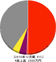 宮崎土建 損益計算書 2010年12月期
