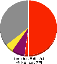 松井ハウス 損益計算書 2011年12月期