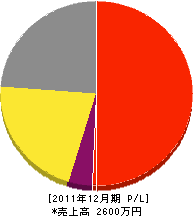 丸田板金工業所 損益計算書 2011年12月期