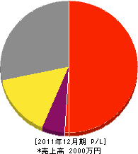 山田電気工事 損益計算書 2011年12月期