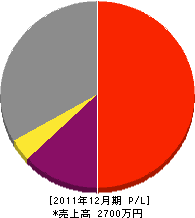 江藤ペンキ店 損益計算書 2011年12月期