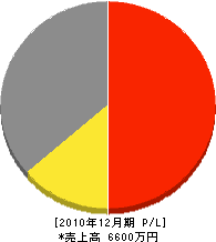 中島土建 損益計算書 2010年12月期