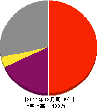 斉須塗装 損益計算書 2011年12月期