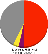 加納塗装 損益計算書 2009年12月期