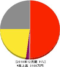 原田総建 損益計算書 2010年12月期