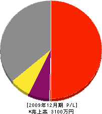 ミヤナガ建設 損益計算書 2009年12月期 ミヤナガ建設 損益計算書 2009年12月期