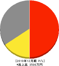 川田住宅機器工業所 損益計算書 2010年12月期