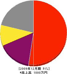 小平塗装 損益計算書 2009年12月期