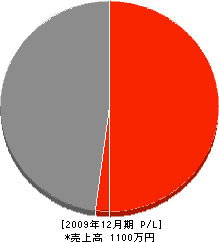 茶橋建設 損益計算書 2009年12月期