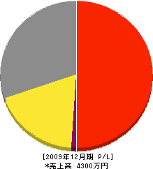 中西建設 損益計算書 2009年12月期