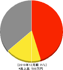 宮前電気商会 損益計算書 2010年12月期