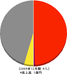 上山建設 損益計算書 2009年12月期