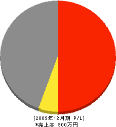 由井板金 損益計算書 2009年12月期 由井板金 損益計算書 2009年12月期