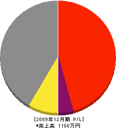 松崎建築 損益計算書 2009年12月期
