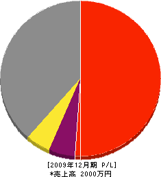 昭和興業 損益計算書 2009年12月期